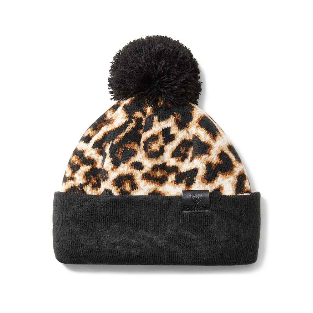 Women’s ARIAT Uni Tarsia leopard beanie